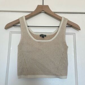 Wild Fable | NWOT Tan Knit Crop Top S